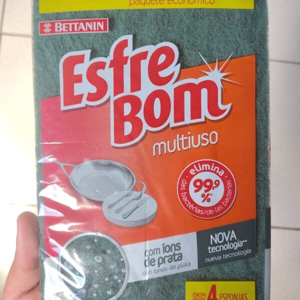 Esponja multiuso EsfreBom - 4 Unidades