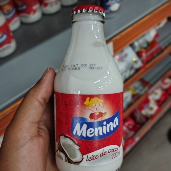 Leite de Coco Menina Vidro 200ml