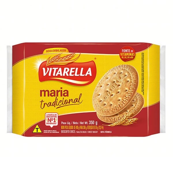 Biscoito Maria Tradicional Vitarella Pacote 350G