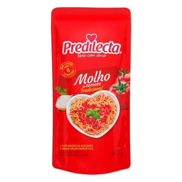 Molho De Tomate Tradicional Predilecta Sachê 300G