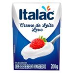 Creme De Leite Uht Leve Homogeneizado Italac Caixa 200G