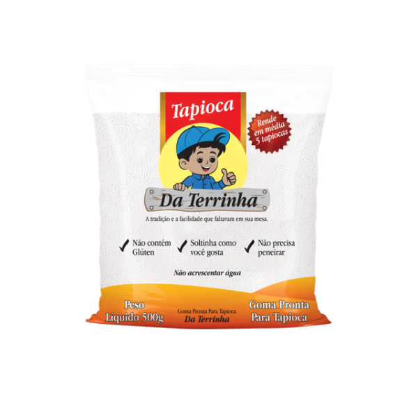 Tapioca Da Terrinha Pacote 500G