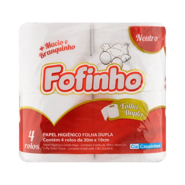Papel Higiênico Fofinho 30M F Dupla
